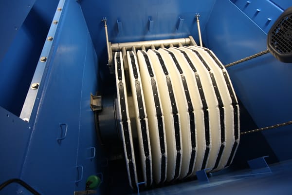 Detalhe do sistema Aqua MegaDisk®